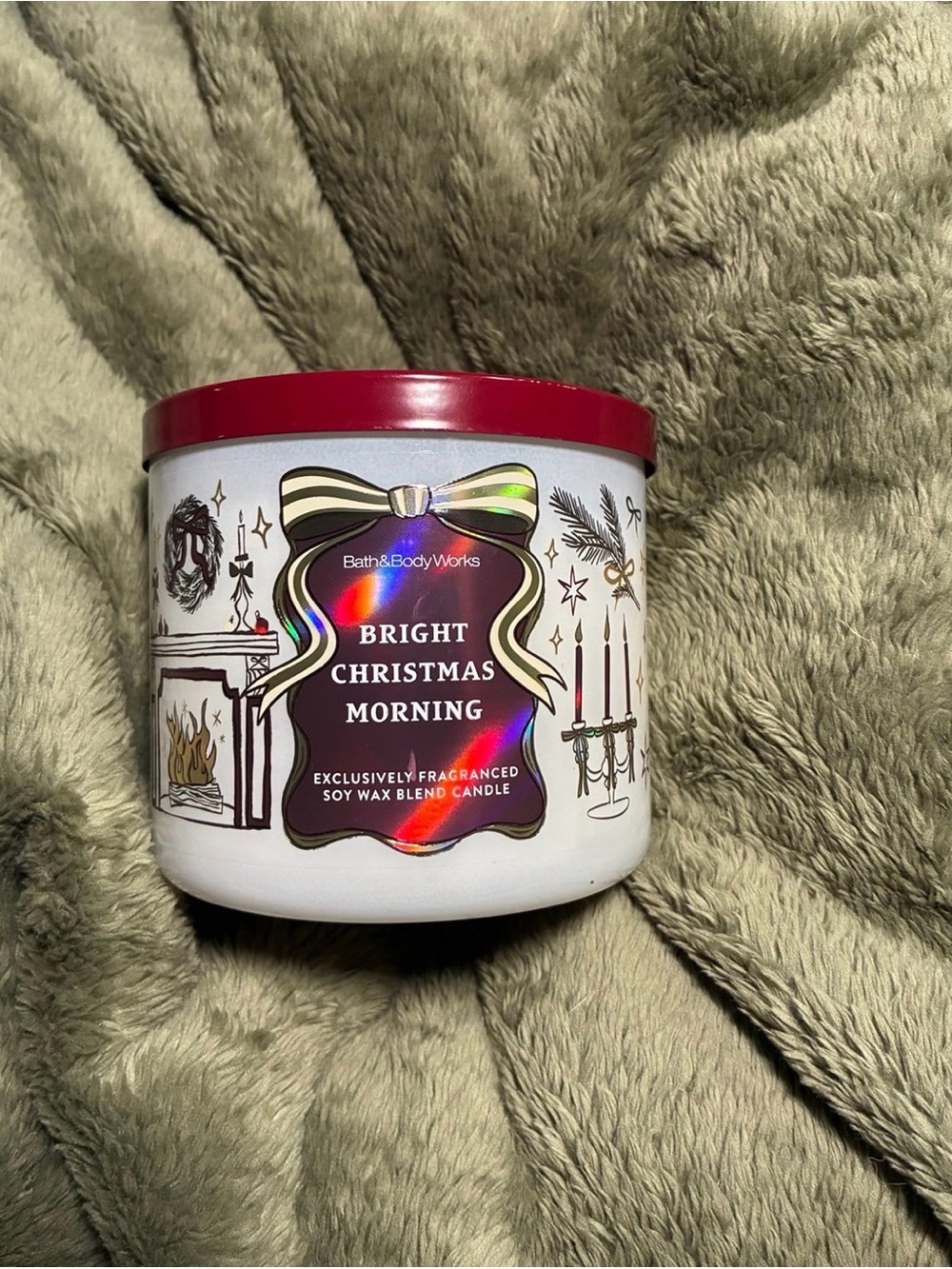 Bath & Body Works Bright Christmas Morning 3-Wick Candle
